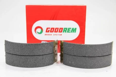 Тормозные колодки зад. Nissan Micra 03-10/ Note 02-12/ Tiida 07-12 (Lockheed) GOODREM RM1296