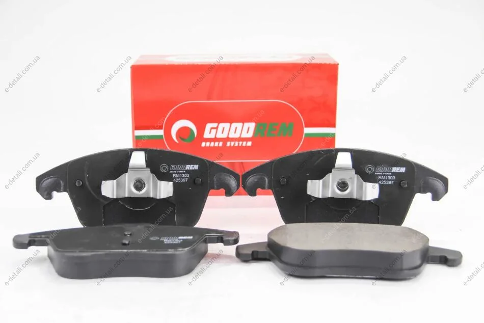 Тормозные колодки пер. Citroen C4 Picasso 06-/Peugeot 5008 09- (ATE) GOODREM RM1303 (фото 1)