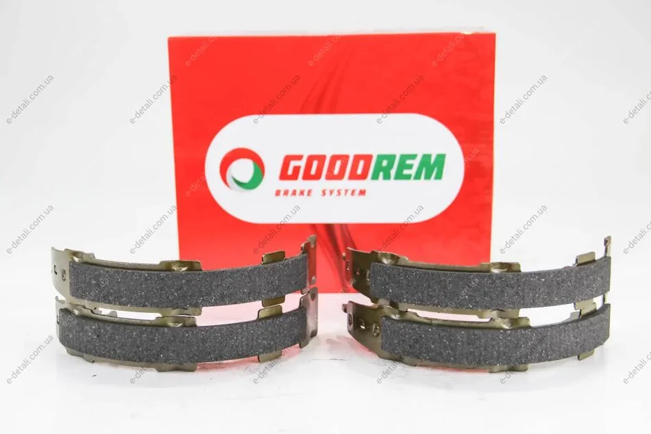 Тормозные колодки зад. Leaf/Tiida/Pulsar/Sentra/Juke/Cube/Qashqai/X-Trail/RAV 4/Koleos 07- GOODREM RM1320 (фото 1)