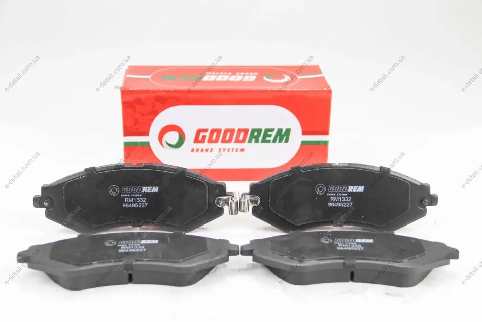 Тормозные колодки Gentra/Kalos/Lacetti/Nubira/Rezzo (00-22) GOODREM RM1332 (фото 1)