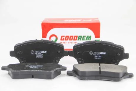 Тормозные колодки пер. B-Max/Fiesta/Tourneo/Transit (12-21) GOODREM RM1367