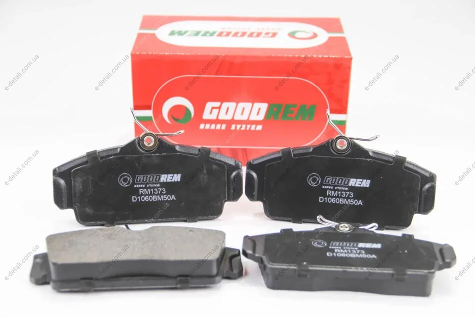 Гальмівні колодки пер. Nissan Almera 00-/Primera 91-02 (TRW) GOODREM RM1373 (фото 1)