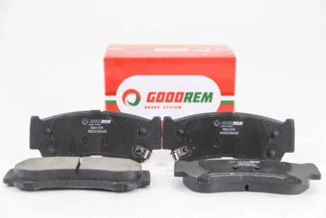 Тормозные колодки зад. H1/H200/Santa Fe (00-12) GOODREM RM1378