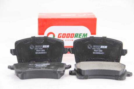 Тормозные колодки зад. A4 07-/Q5 12- (ATE) GOODREM RM1389