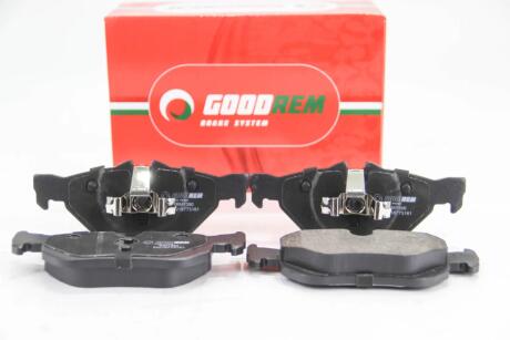Тормозные колодки зад. BMW 3(E90)/1(E81) 04-13 (ATE) (123x43,6x17,3) GOODREM RM1390