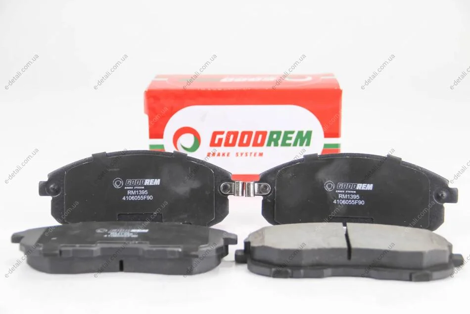 Тормозные колодки пер. Nissan Maxima 88-00 (sumitomo) GOODREM RM1395 (фото 1)