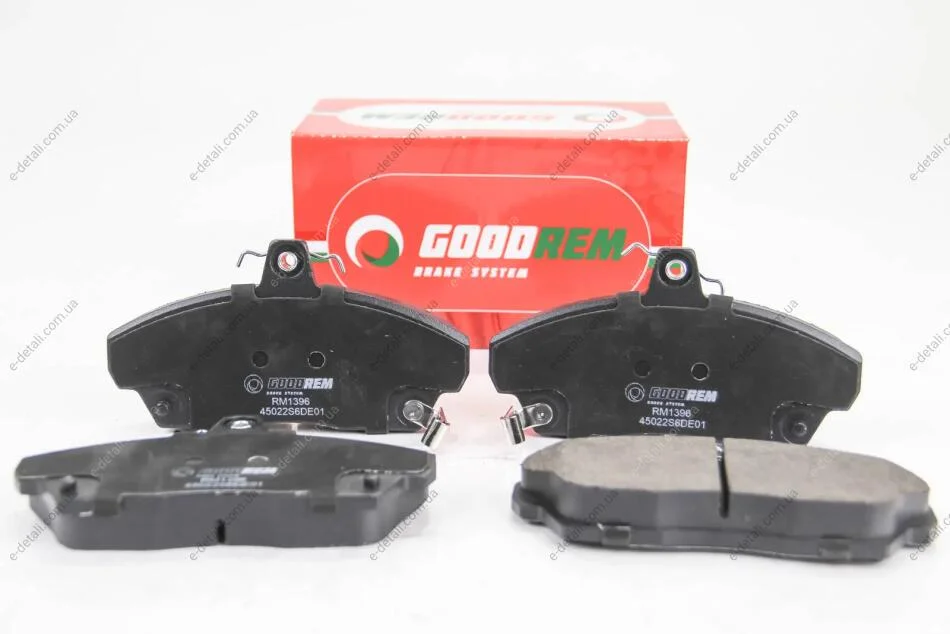 Гальмівні колодки пер. Honda Civic 91-05 (TRW) GOODREM RM1396 (фото 1)