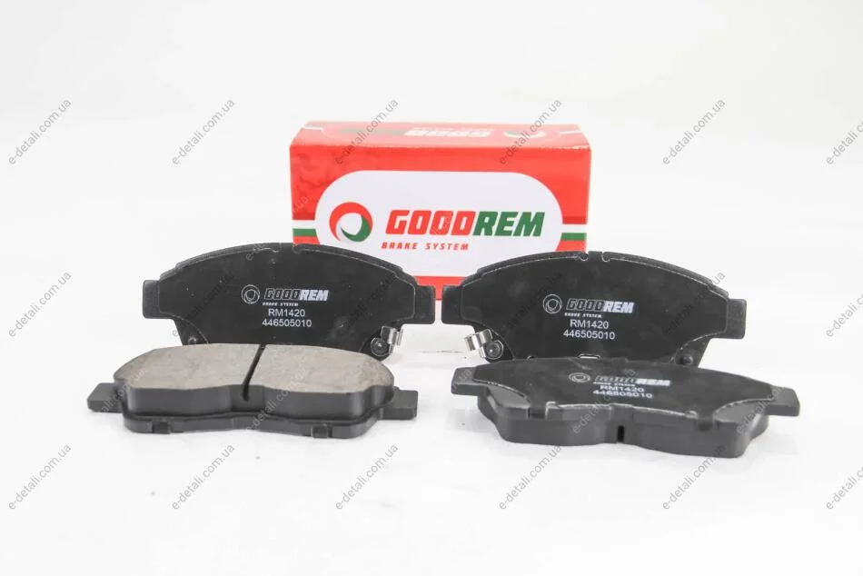 Гальмівні колодки пер. Camry/Carina/Celica/Corolla/Corona (90-02) GOODREM RM1420 (фото 1)
