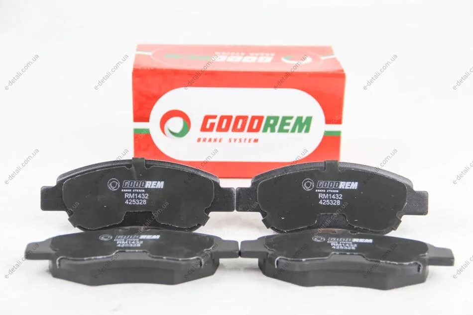 Тормозные колодки пер. Peugeot 107/Citroen C1 05- (Bosch) GOODREM RM1432 (фото 1)
