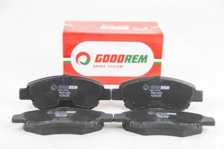 Гальмівні колодки пер. Peugeot 107/Citroen C1 05- (Bosch) GOODREM RM1432
