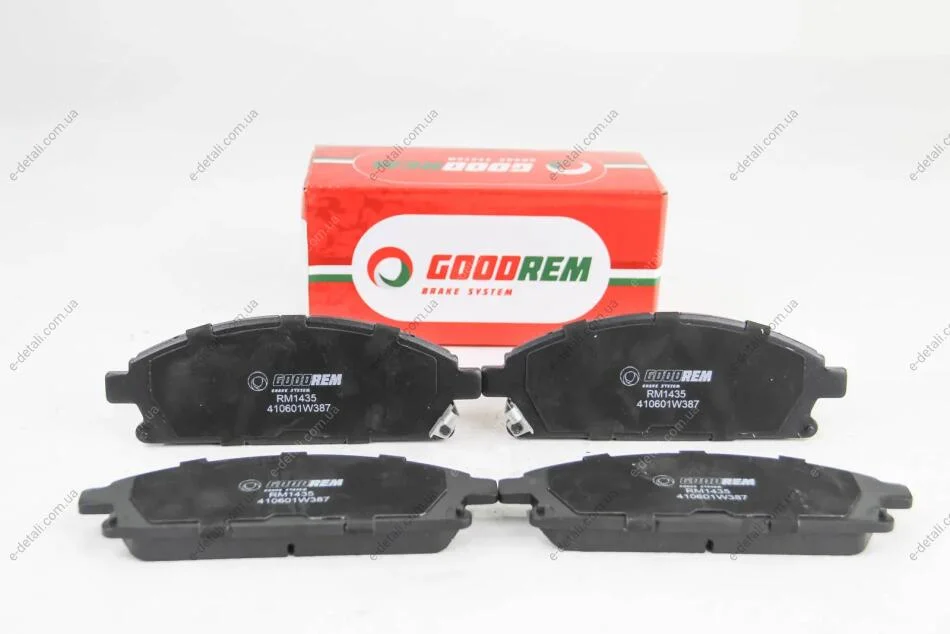Тормозные колодки пер. Nissan X-Trail 01-13/Pathfinder 97-04 (sumitomo) (159x55,9x16) GOODREM RM1435 (фото 1)