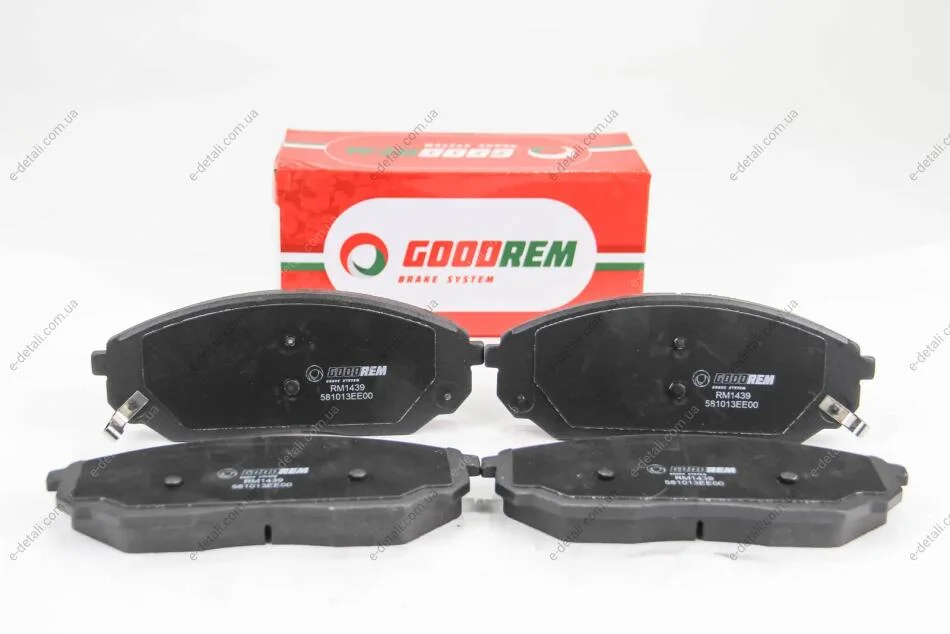 Тормозные колодки пер. Kia Sorento 02- (sumitomo) GOODREM RM1439 (фото 1)