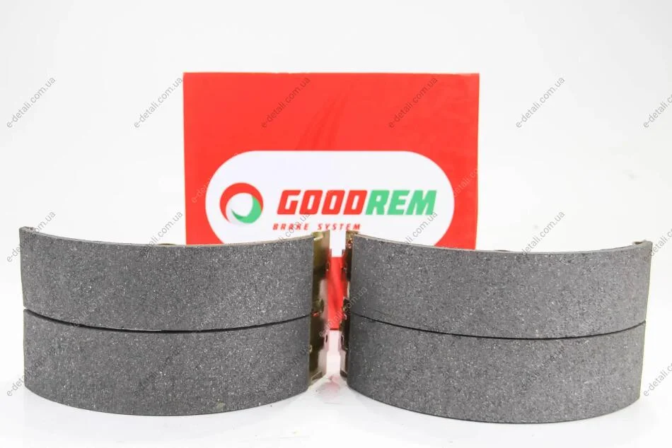 Тормозные колодки зад. Ducato/Boxer 94-02 (1.8t)/Scudo/Expert 07- (бараб.) GOODREM RM1442 (фото 1)