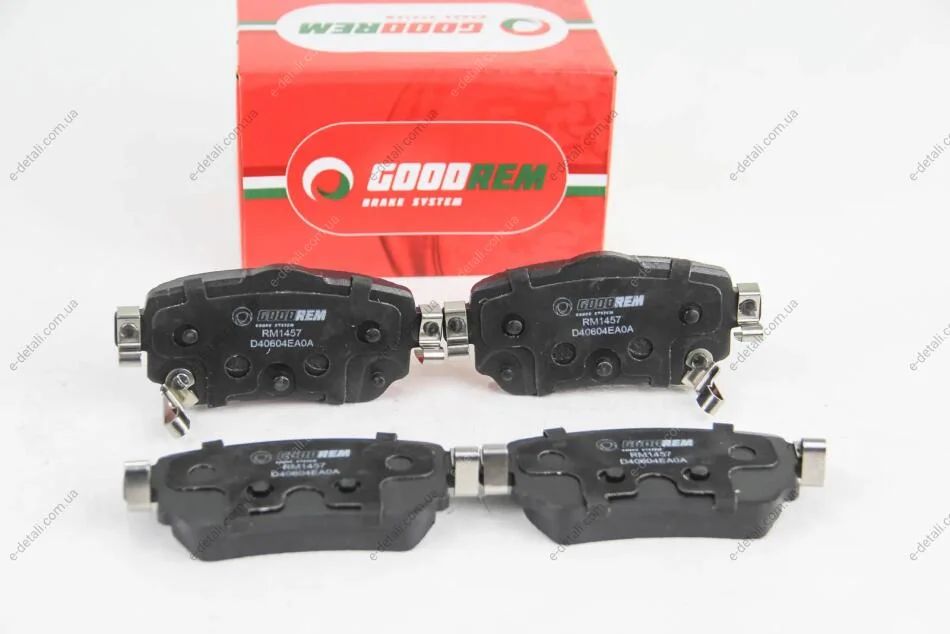 Тормозные колодки зад. Nissan X-Trail/Qashqai II 13- (TRW) GOODREM RM1457 (фото 1)