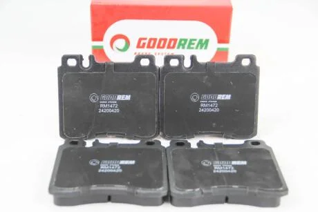 Тормозные колодки пер. W140/W140/W140/W124/W140 91-99 GOODREM RM1472