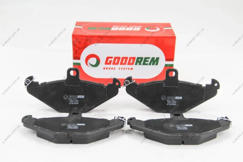 Тормозные колодки зад. Laguna I 93-01 (brembo) (125,9x58,4x14,8) GOODREM RM1480 (фото 1)