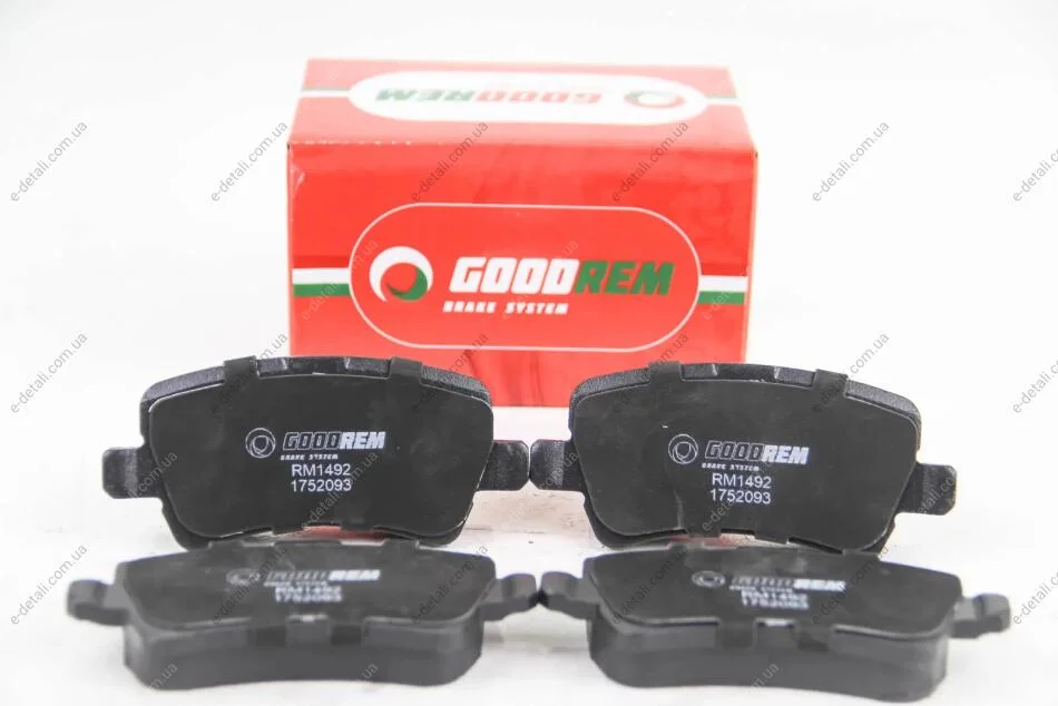 Тормозные колодки зад. Ford Galaxy/S-Max 06-15 (TRW) GOODREM RM1492 (фото 1)
