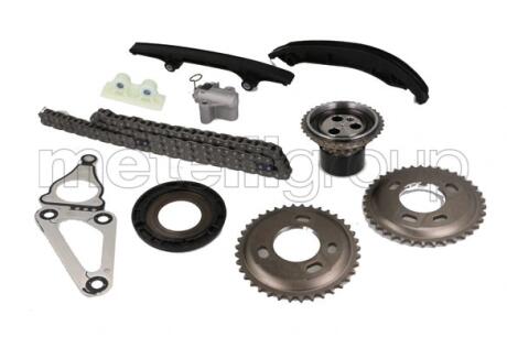 Ланцюг приводу ГРМ (к-кт) JUMPER II/BOXER 2.2 HDi 06- (з шестернями) GRAF GTC022