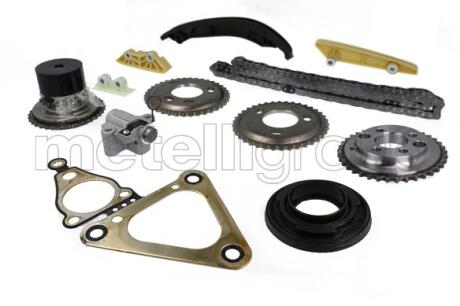 Ланцюг приводу ГРМ (к-кт) TRANSIT/DEFENDER 2.4 04-16 (з шестернями) GRAF GTC024