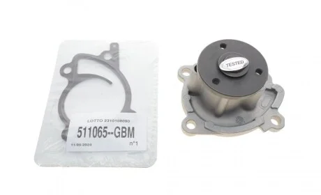 Помпа води Renault Clio/Scenic/Megane/Kangoo/Nissan Qashqai/Juke 0.9-1.2-1.4TCe/1.6 09- (B/B)(8 лоп) GRAF PA1065