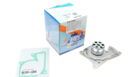 Помпа воды Renault Kangoo/Clio/Duster/Laguna/Megane/Nissan Qashqai/Juke/MB 1.5dCi 09- (Ext.)(12лоп) GRAF PA1091