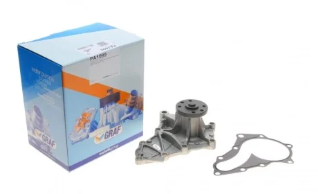 Помпа води Mazda 3/6/CX-7 2.2MZR CD 09-13 (R/B) (6 лоп) GRAF PA1099
