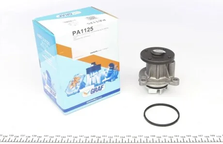 Помпа воды Hyundai i10/i20 1.2 08-/Kia Rio 1.2/1.25 11-/Picanto 1.2 11- (R/B) (6 лоп) GRAF PA1125