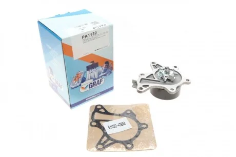 Помпа воды Toyota Auris/Corolla/Yaris/Verso S/Urban Cruiser 1.4D-4D 08-17 (B/B) (7 лоп) GRAF PA1132