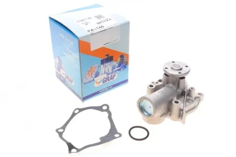 Помпа води Mitsubishi Lancer VII/Outlander I 2.4/2.4 4WD 03-07/Galant VII 2.4 03- (8 лоп) GRAF PA1145