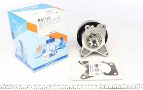 Помпа води Renault Laguna III/Megane III/Scenic III/Nissan X-Trail/Qashqai 2.0 16V 07- (R/B)(8 лоп) GRAF PA1183