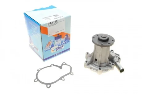 Помпа воды SsangYong Actyon/Kyron 2.0 Xdi 05- (R/B) (10 лоп.) GRAF PA1190