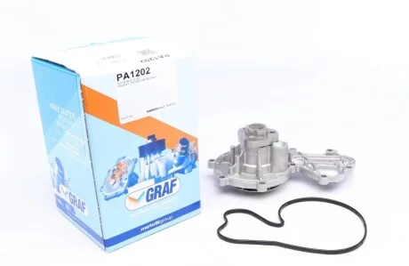 Помпа воды Audi A4/A7/Q5/Q7 3.0TDI quattro 11- (R/B) (6 лоп) GRAF PA1202