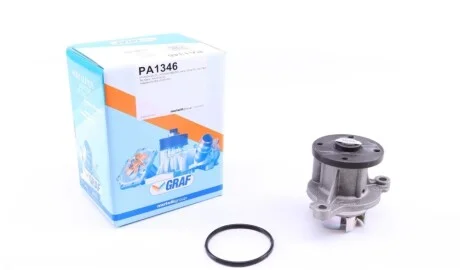 Помпа воды Hyundai i20/i30/Kia Ceed II/III/Rio IV 1.4/1.4MPI 15- (R/B) (6 лоп) GRAF PA1346