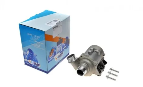 Помпа води BMW 1/3/5/6/7/X1/X3/Z4 2.5/3.0 N51/N52/N53 03-13 (8 лоп) (electric) GRAF PA1369