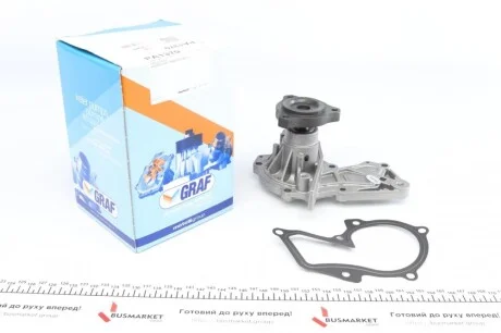 Помпа воды Ford C-Max II/Focus III/Mondeo V/Kuga II 1.5 EcoBoost 14- (9 лоп.) GRAF PA1370