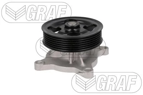 Помпа воды Nissan X-Trail 2.5 13-/Renault Koleos 2.5 16- (B/B) (6 лопастей) GRAF PA1462