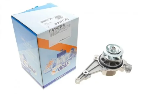 Помпа воды Audi A3/A4/A6/Q2/Q3/Skoda Octavia/VW Passat B8 2.0D 18- (c прокладкой) GRAF PA1470-8
