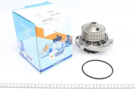 Помпа воды Audi 50/80/VW Golf/Jetta/Passat/Polo 0.9-1.3 74-94 (26z) (B/B) (8 лоп) GRAF PA148