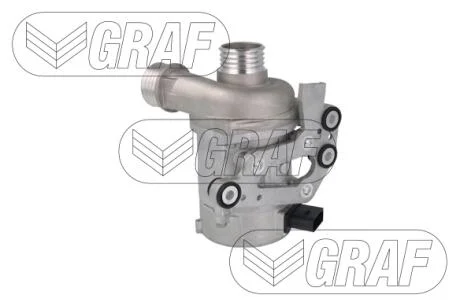 Помпа води BMW 5 (F10/F11)/X3 (F25) 3.0 N52/N53 09- (8 лоп) (electric) GRAF PA1513