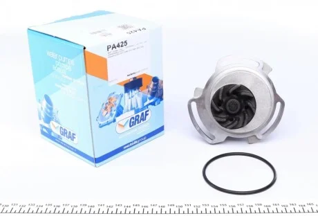 Помпа воды Seat Cordoba/Ibiza/VW Golf/Polo 1.0i/1.3i/1.4i/1.6i 82-02 (30z) (B/B) (8 лоп) GRAF PA425