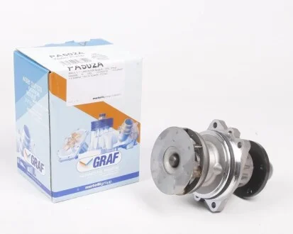 Помпа води BMW 3/5/7 318tds/325td/tds/525td/tds/725tds 91-04/Opel Omega B 2.5D/TD 94- (R/B) (7 лоп.) GRAF PA502A