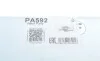 Помпа воды Audi 100/80 2.6/quattro 90-94/A6/A8 2.6/2.8/quattro 94-97 (B/B) (5 лоп.) (h шкива=26.4mm) GRAF PA592 (фото 9)
