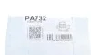 Помпа води Mitsubishi Colt/Lancer 1.6/16V 96-03/Pajero 1.8GDI 98-00/Pinin 2.0 99- (24z)(R/B)(8лоп) GRAF PA732 (фото 7)