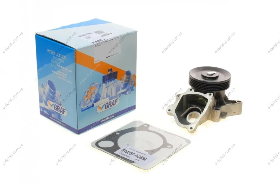 Помпа води Land Rover Freelander 2.0Td4 4x4 00-06/Rover 75 2.0CDT/CDTi 99-05 (R/B) (7 лоп) (6 кан.) GRAF PA883 (фото 1)