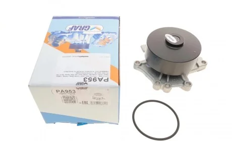 Помпа воды Toyota Avensis 1.6/1.8 03-08/Corolla 1.4-1.8 VVT-i 02-13/Rav4 1.8 01-05 (B/B) (6 лоп) GRAF PA953