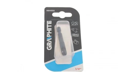 Перехідник для шуруповертів M6x1/4" Graphite 56H555