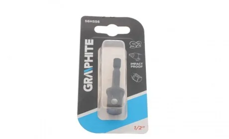 Перехідник для шуруповерта M6x1/2" Graphite 56H556