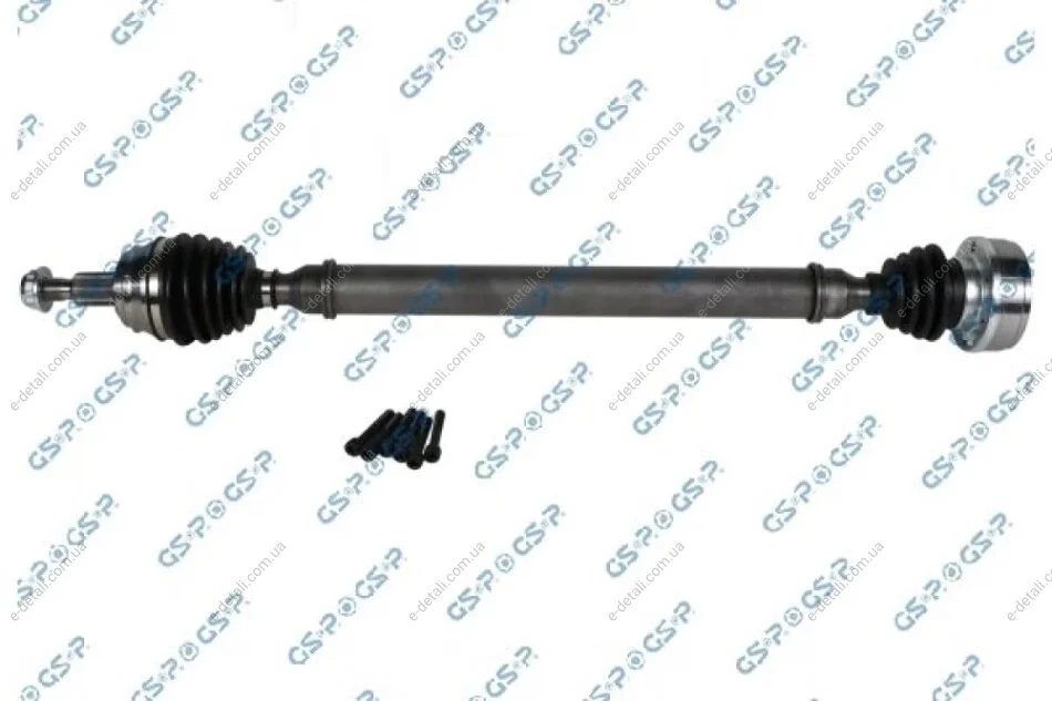 Полуось (передняя) Skoda Octavia/VW Golf IV 1.4/1.6/1.9SDI 96-10 (R) (36z/822mm) GSP 203046 (фото 1)