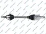 Полуось (передняя) (L) MB A-class (W169)/B-class (W245) 04-12 (25z/27z/608mm) АКПП GSP 204300 (фото 1)