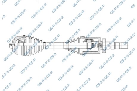- Напіввісь GSP 204515OL